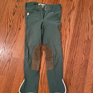 Tailored Sportsman Girls Breeches - Olive